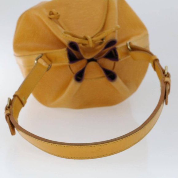 LOUIS VUITTON Epi Petit Noe Shoulder Bag Tassili Yellow M44109 LV Auth - Picture 14 of 16